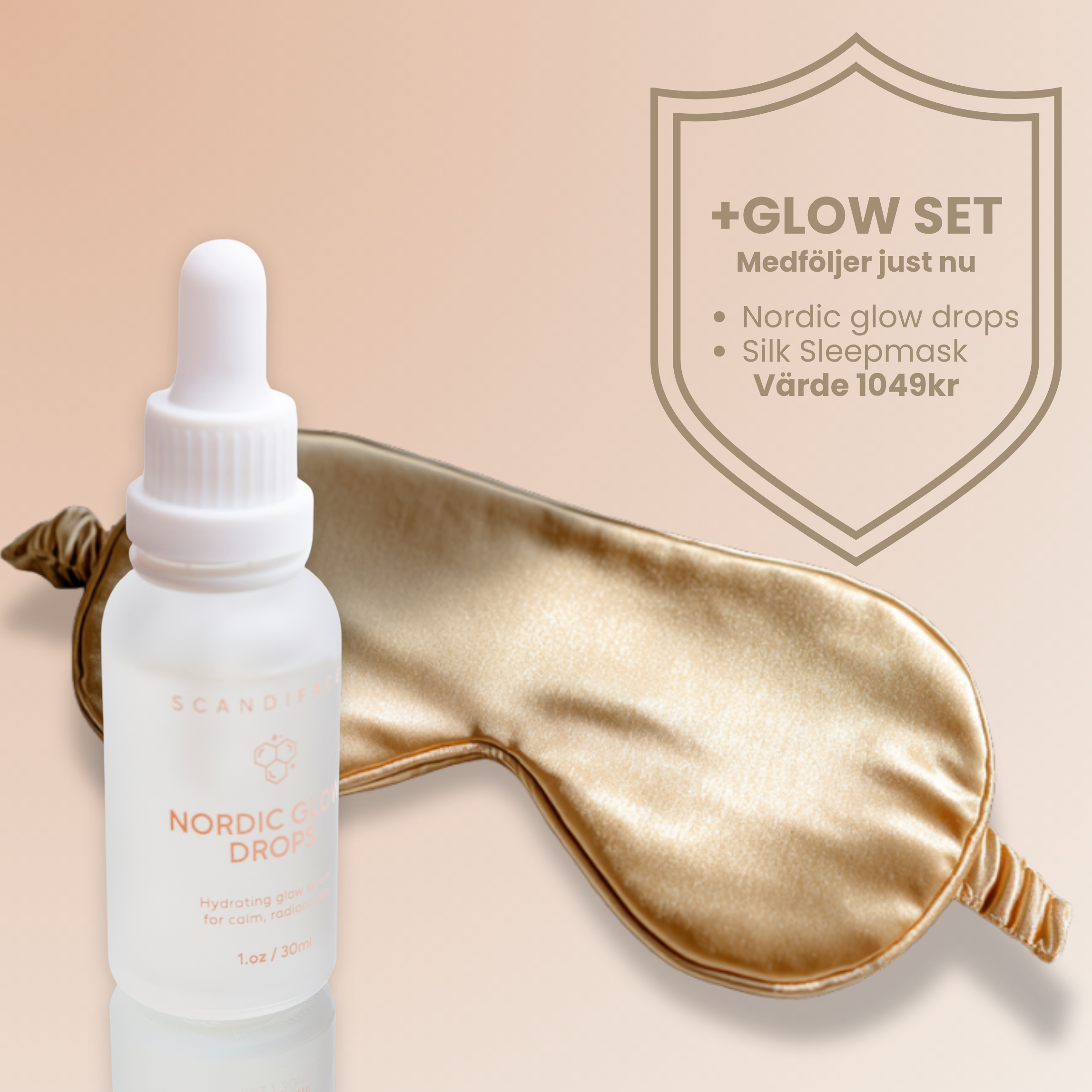 Hudboostende LED-maske