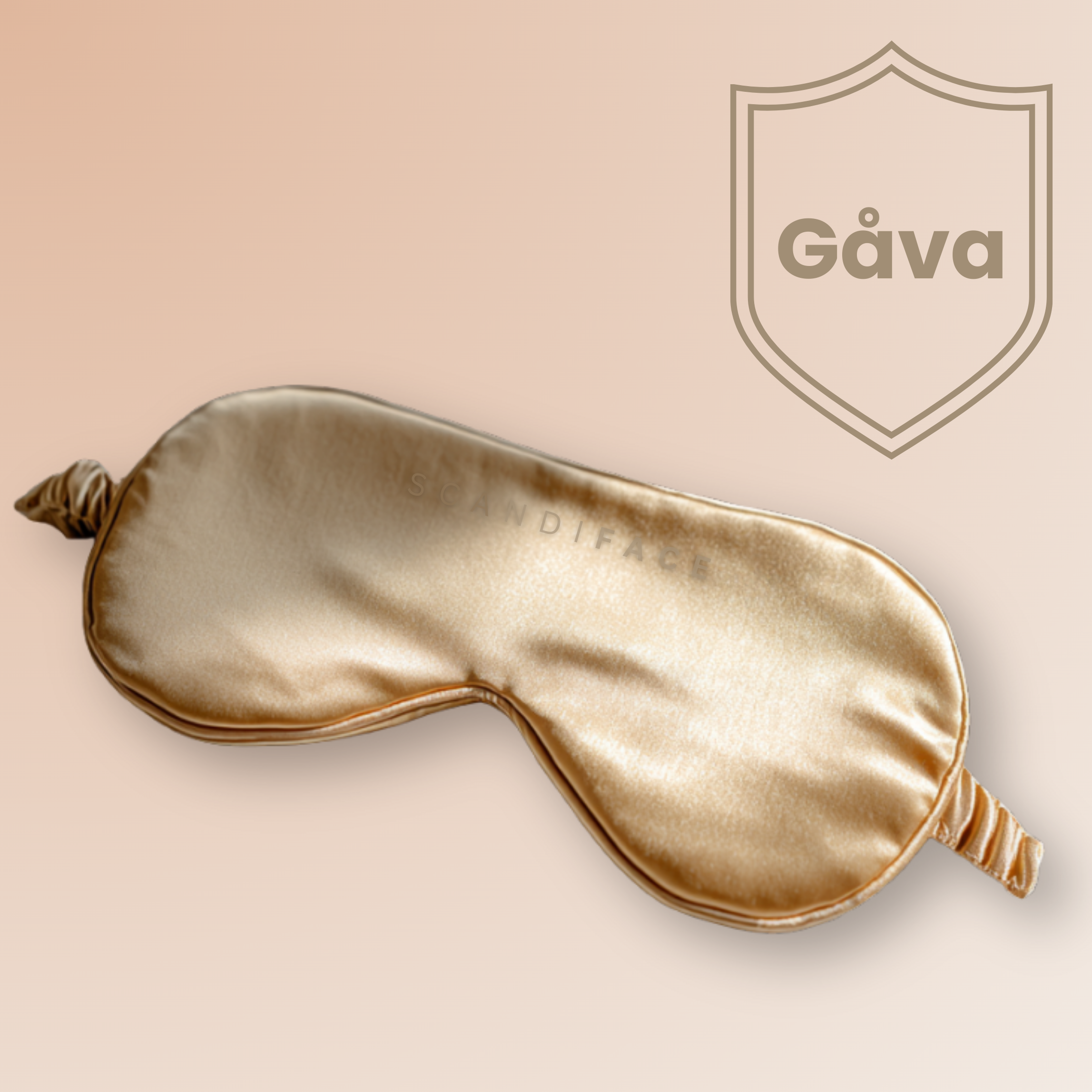 Eksklusiv gave: SCANDIFACE Mulberry Silk Sleepmask (verdi 459 SEK)