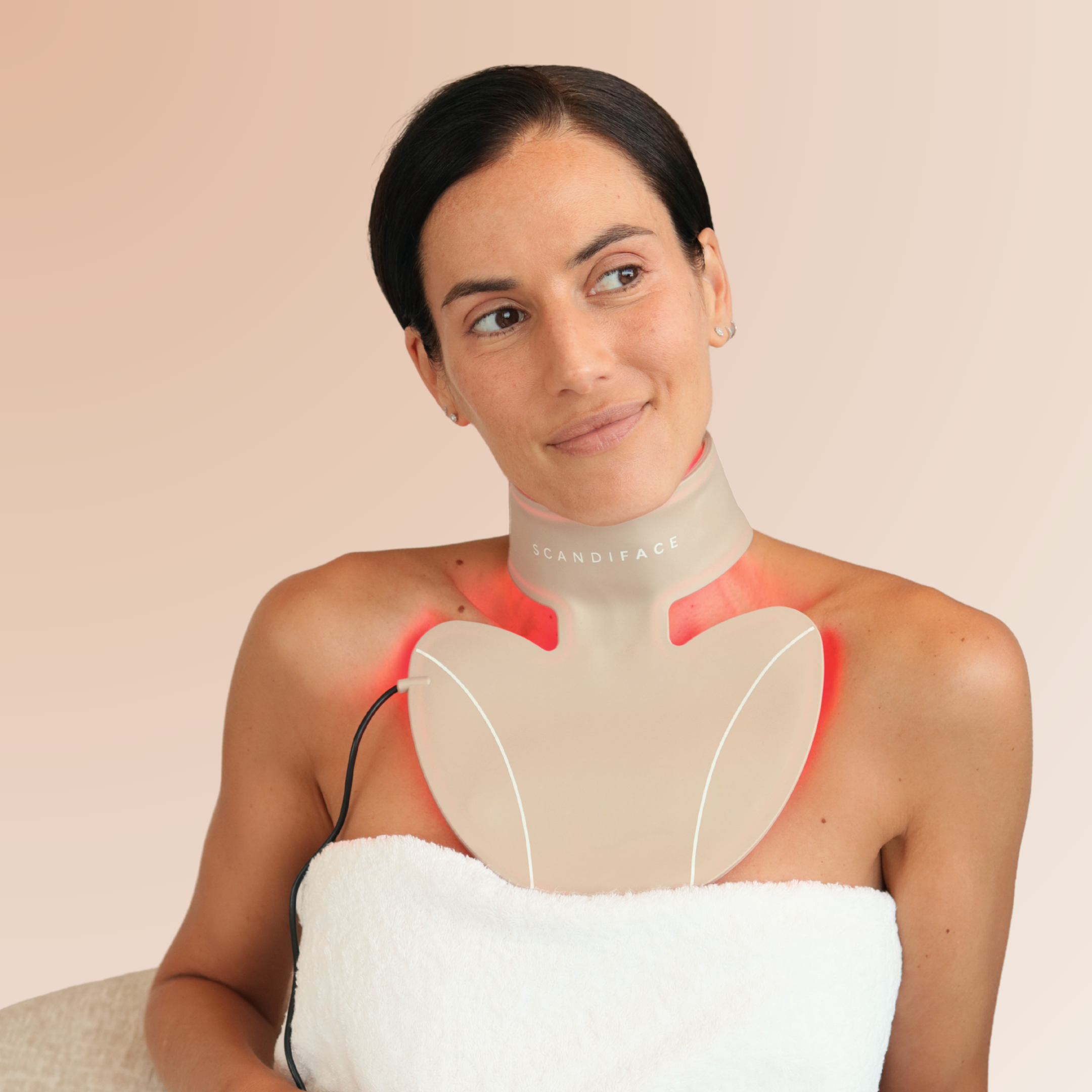 Skinboosting LED-halsbånd