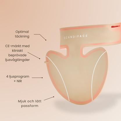 Skinboosting LED-halsbånd