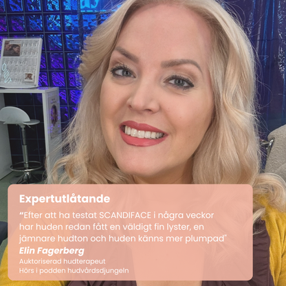 Hudboostende LED-maske